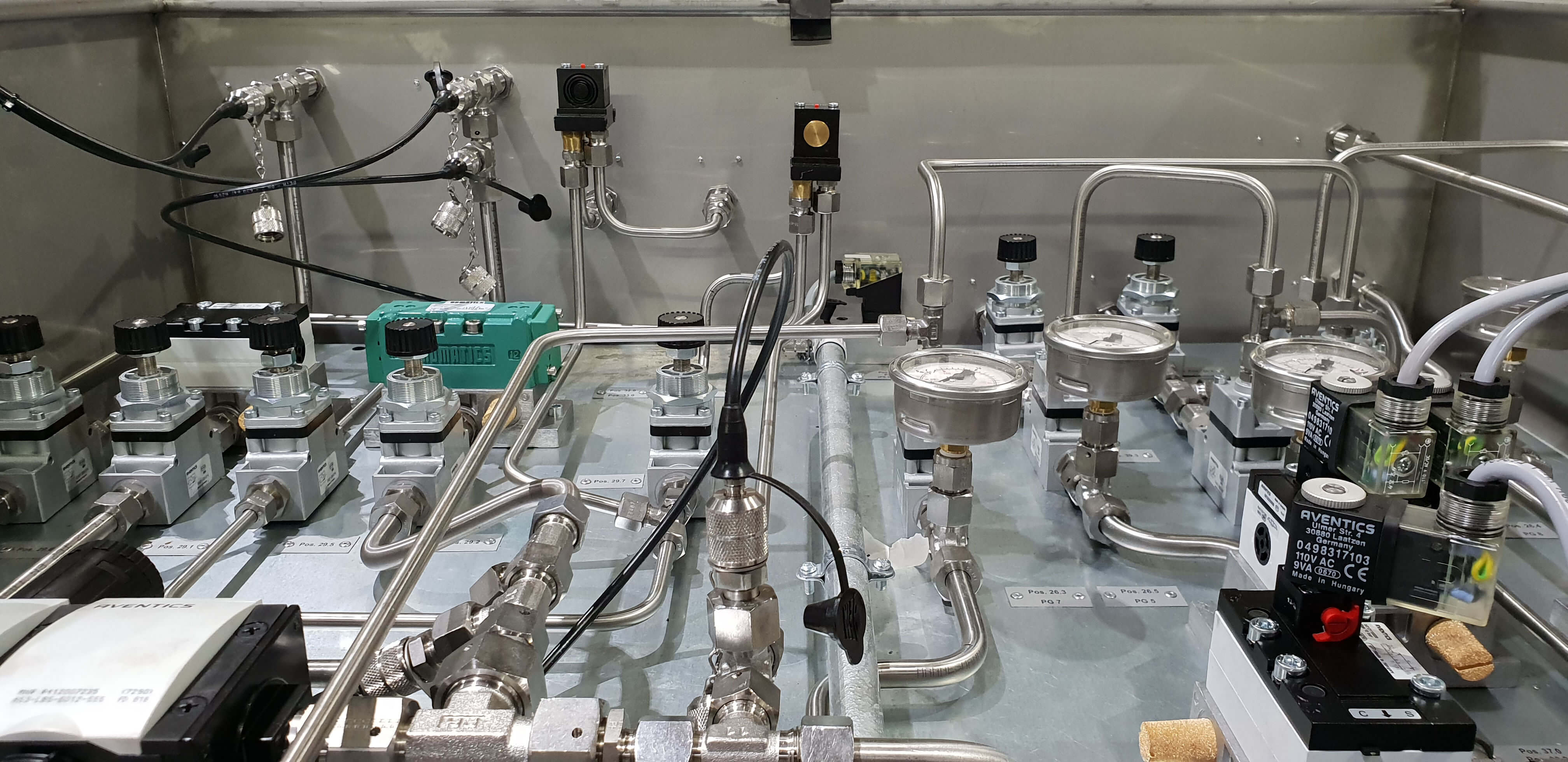 Pneumatic controls for DMO type motors Düsterloh